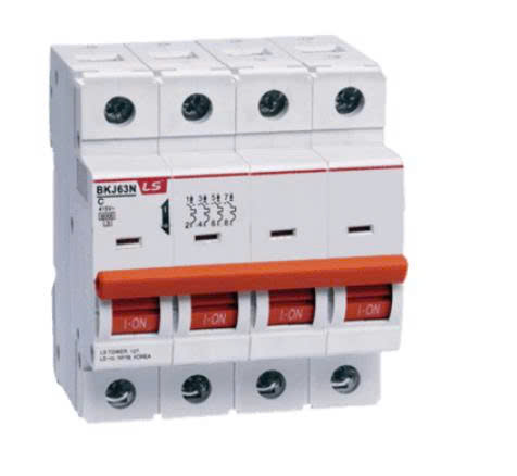 APTOMAT TÉP CÀI MCB 4P 6kA